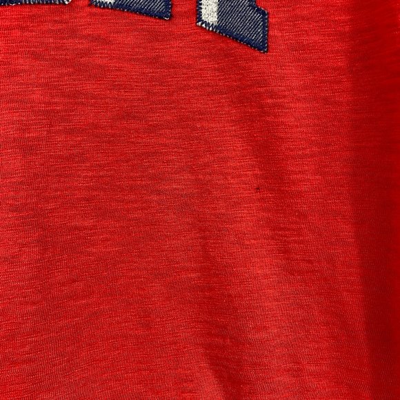 Gap Kids Red Long-sleeve Pattern Logo Shirt Size XXL (14-16) - Picture 5 of 8